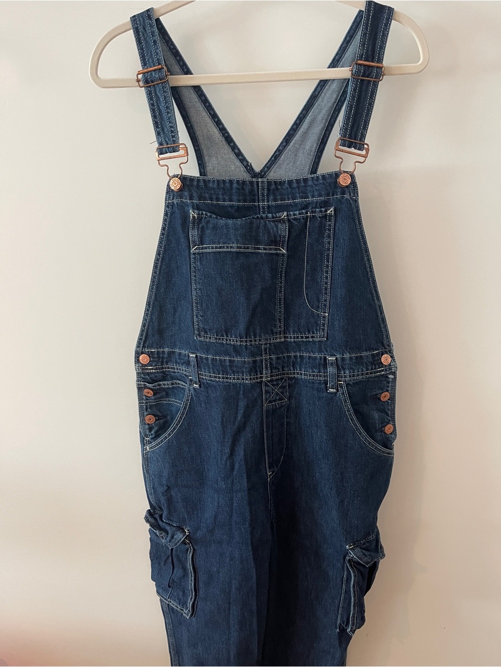 GAP Dark Denim Blue Women's Overalls